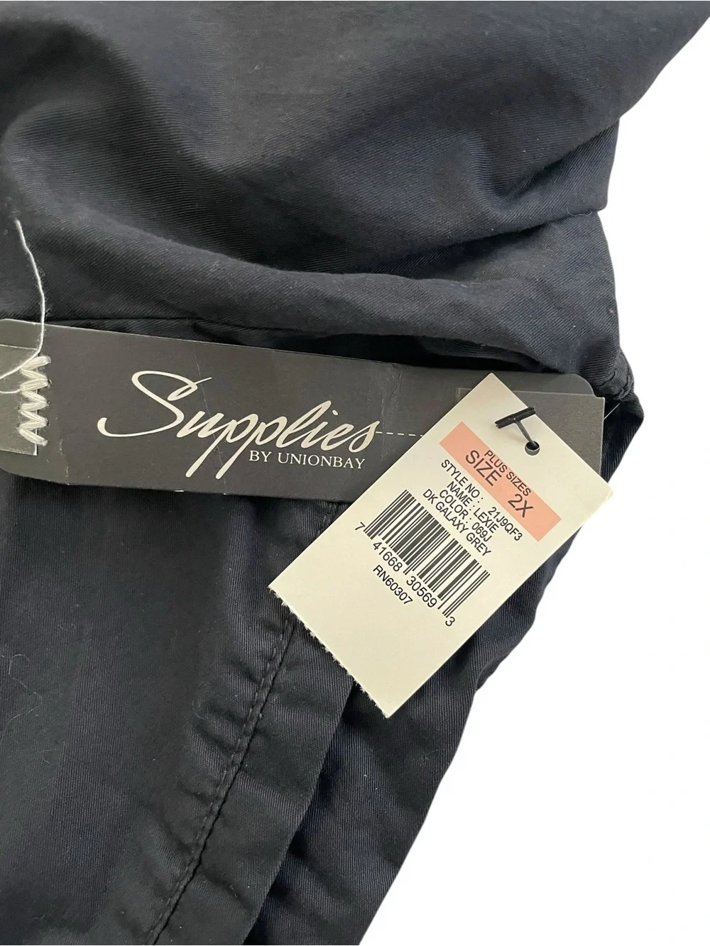 ♥️Supplies By Unionbay♥️ Blue Hooded Utility Jacket - Size 2X